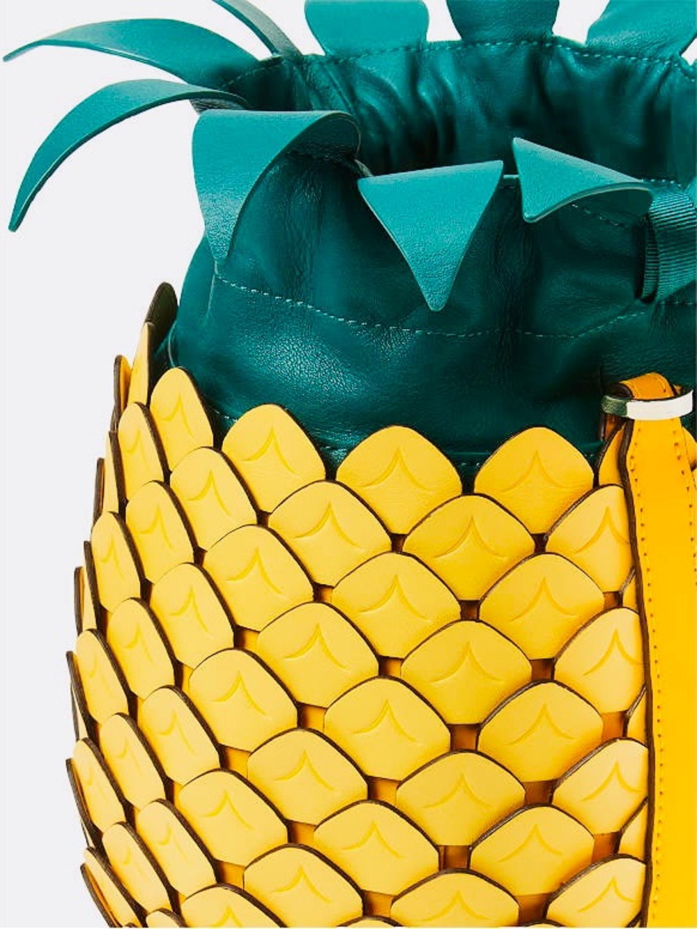 Kate Spade Pineapples Bucket Crossbody Bag - Yellow & Green - Picture 8 of 9